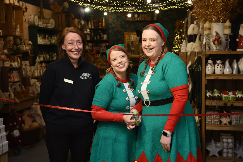 ELVES DROP IN TO OPEN OUR NEW CHRISTMAS SHOP